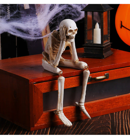 🔥🔥🔥Halloween Decorations, Skeleton Statue Set