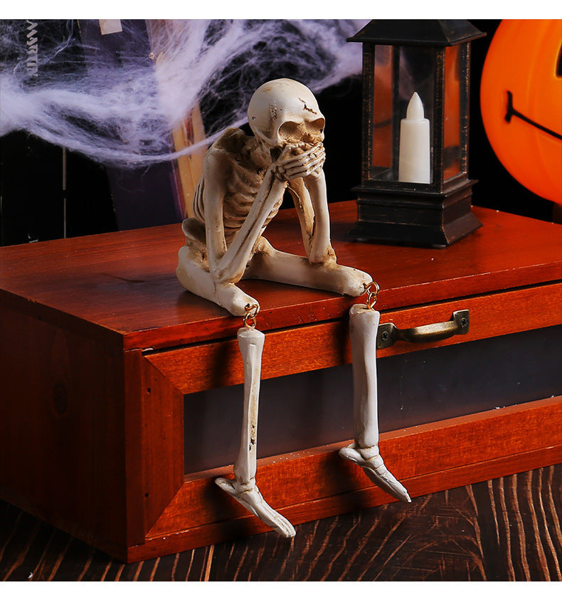🔥🔥🔥Halloween Decorations, Skeleton Statue Set